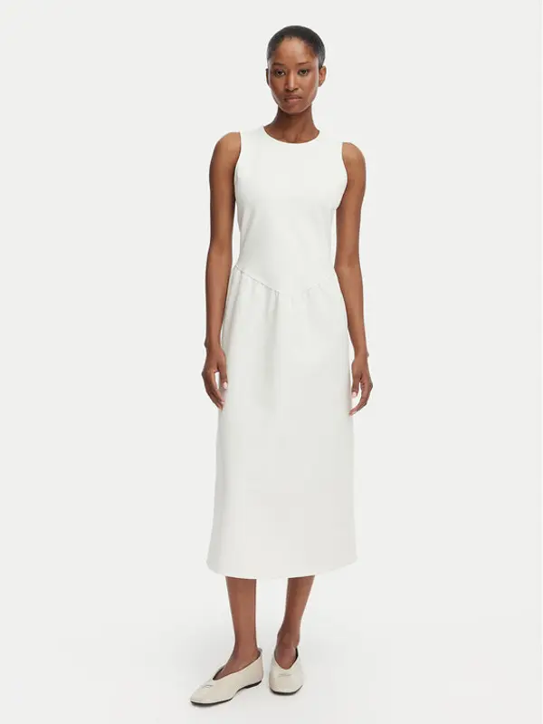 Calvin Klein Calvin Klein Koktel haljina LV044G207G Krem A-Line Fit