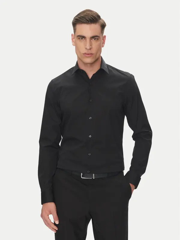 Calvin Klein Calvin Klein Košulja Essential LV019EU000 Crna Slim Fit