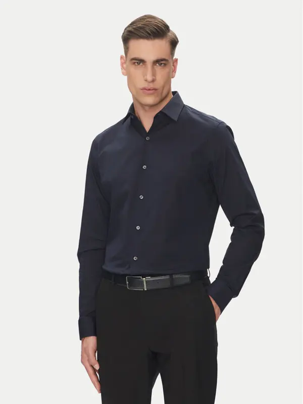 Calvin Klein Calvin Klein Košulja Essential LV019EU000 Tamnoplava Slim Fit