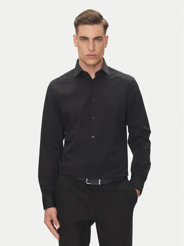 Calvin Klein Calvin Klein Košulja Essential LV019EU001 Crna Regular Fit
