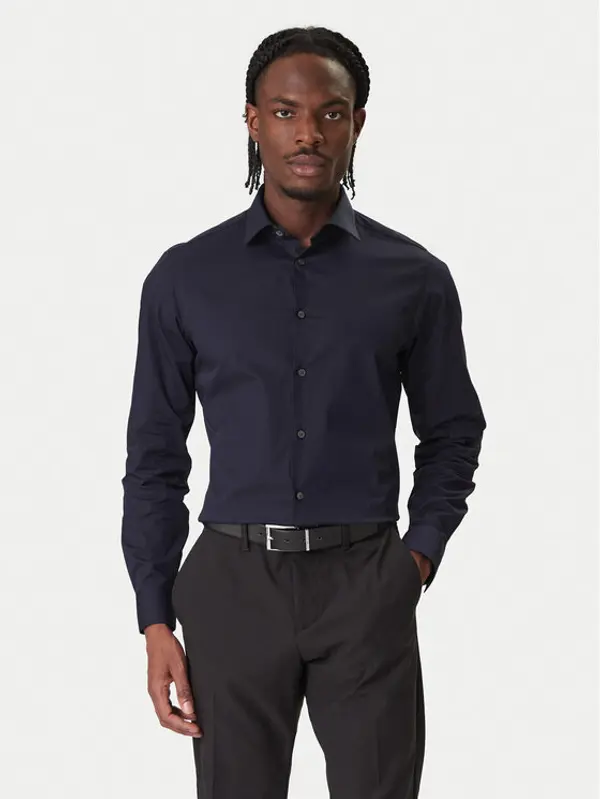 Calvin Klein Calvin Klein Košulja Essential LV019EU001 Tamnoplava Regular Fit