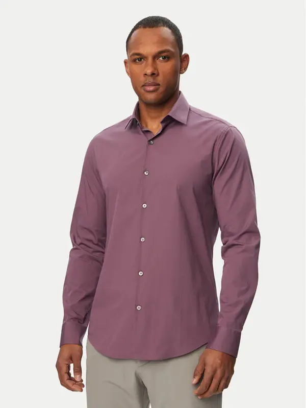Calvin Klein Calvin Klein Košulja Essentials LV019EU037 Svijetlo ljubičasta Slim Fit