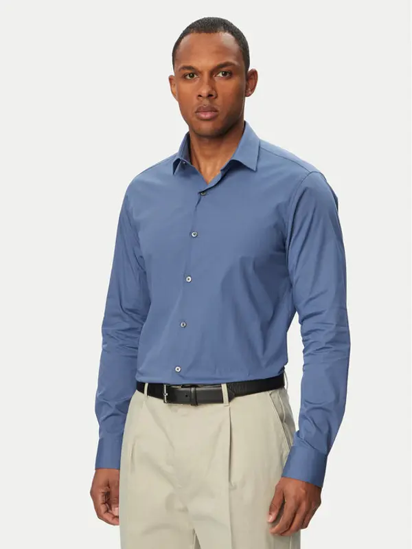 Calvin Klein Calvin Klein Košulja Essentials LV019EU037 Svijetlo plava Slim Fit