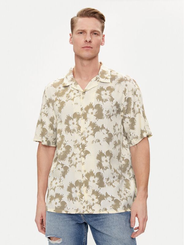 Calvin Klein Calvin Klein Košulja Flower K10K112703 Bež Regular Fit
