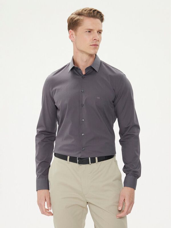Calvin Klein Calvin Klein Košulja K10K108229 Siva Slim Fit