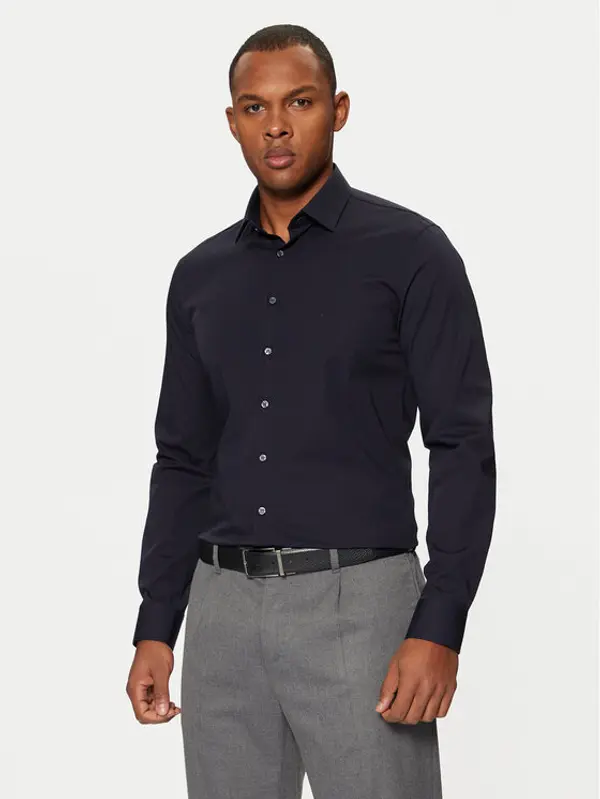 Calvin Klein Calvin Klein Košulja K10K108229 Tamnoplava Slim Fit