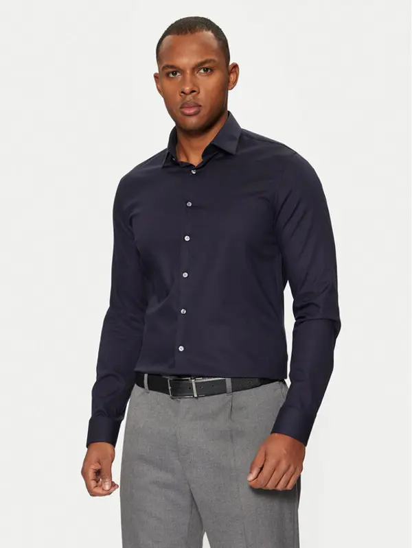 Calvin Klein Calvin Klein Košulja K10K108426 Tamnoplava Slim Fit