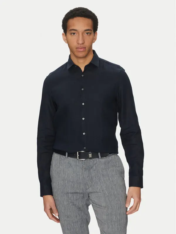 Calvin Klein Calvin Klein Košulja K10K109286 Tamnoplava Slim Fit