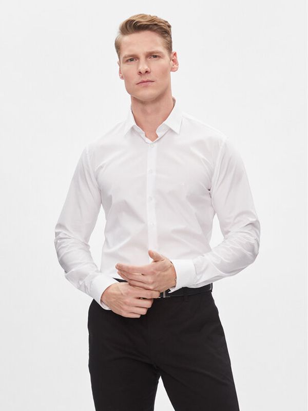 Calvin Klein Calvin Klein Košulja K10K112310 Bijela Slim Fit