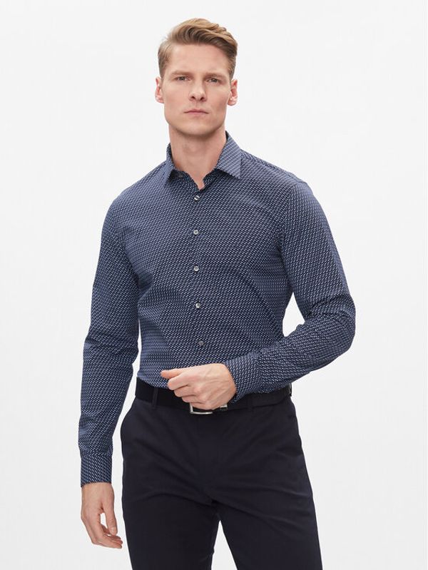 Calvin Klein Calvin Klein Košulja K10K112311 Tamnoplava Slim Fit