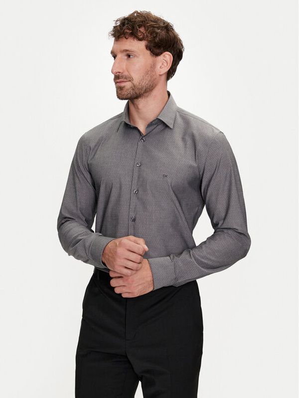 Calvin Klein Calvin Klein Košulja K10K113165 Siva Slim Fit