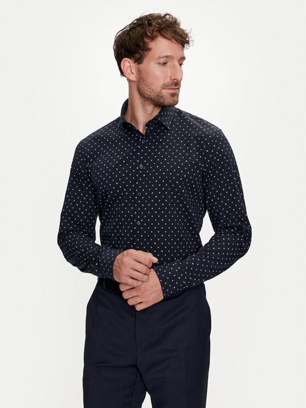 Calvin Klein Calvin Klein Košulja K10K113168 Tamnoplava Slim Fit