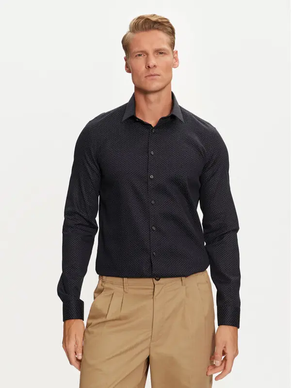 Calvin Klein Calvin Klein Košulja K10K113521 Tamnoplava Slim Fit