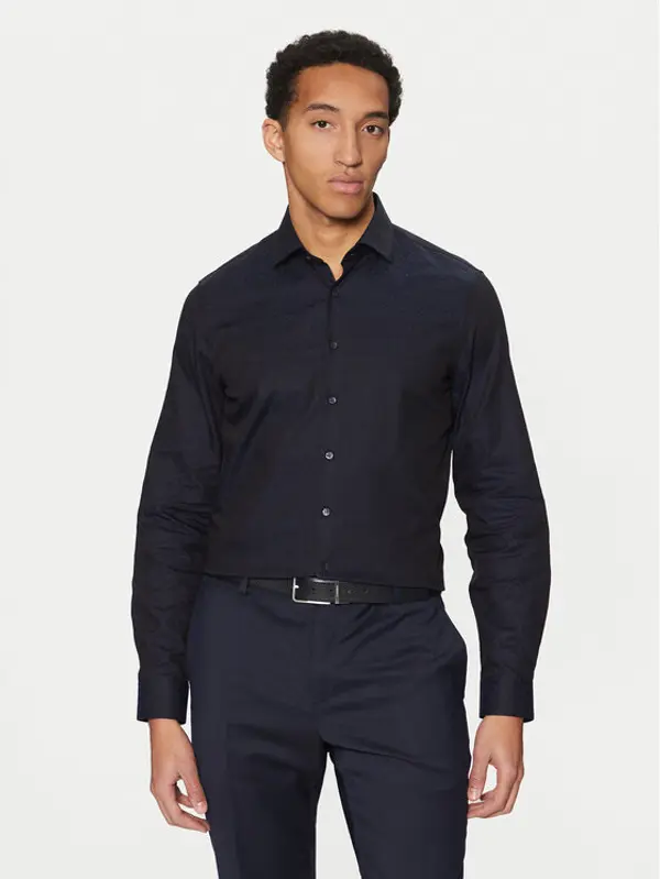 Calvin Klein Calvin Klein Košulja K10K113840 Tamnoplava Slim Fit