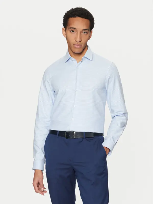 Calvin Klein Calvin Klein Košulja K10K113854 Svijetloplava Slim Fit