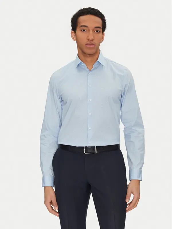 Calvin Klein Calvin Klein Košulja K10K114299 Svijetloplava Slim Fit