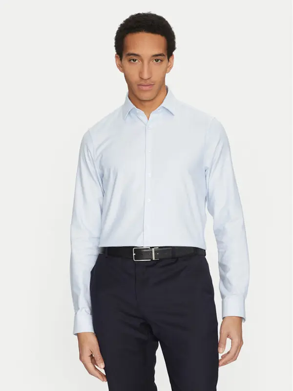 Calvin Klein Calvin Klein Košulja K10K114302 Svijetloplava Slim Fit