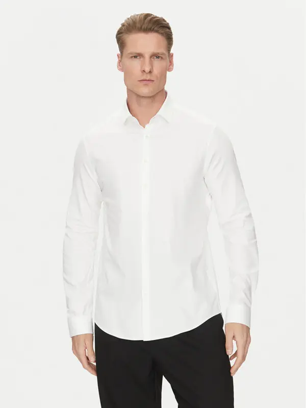 Calvin Klein Calvin Klein Košulja K10K114310 Bijela Slim Fit