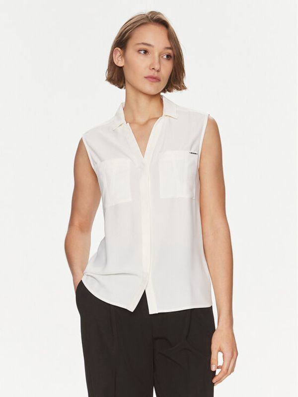 Calvin Klein Calvin Klein Košulja K20K207031 Écru Regular Fit