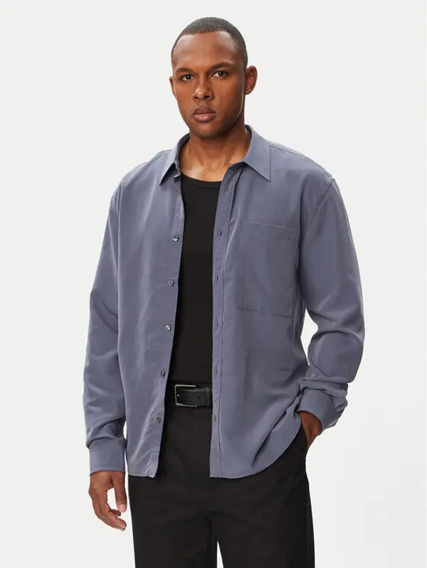 Calvin Klein Calvin Klein Košulja Ls Drapey LV04LF113G Ljubičasta Regular Fit
