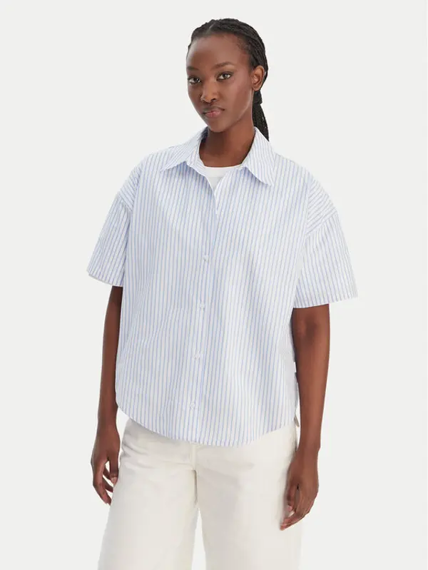 Calvin Klein Calvin Klein Košulja LV00QS7652 Svijetloplava Relaxed Fit