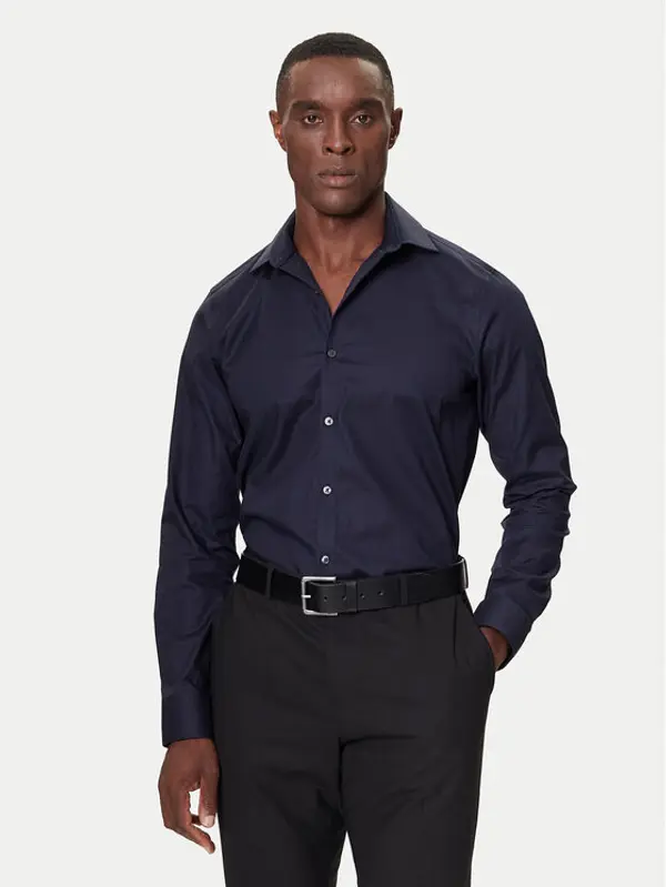 Calvin Klein Calvin Klein Košulja LV019EU006 Tamnoplava Slim Fit