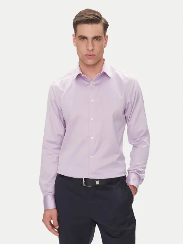 Calvin Klein Calvin Klein Košulja LV019EU035 Ružičasta Slim Fit