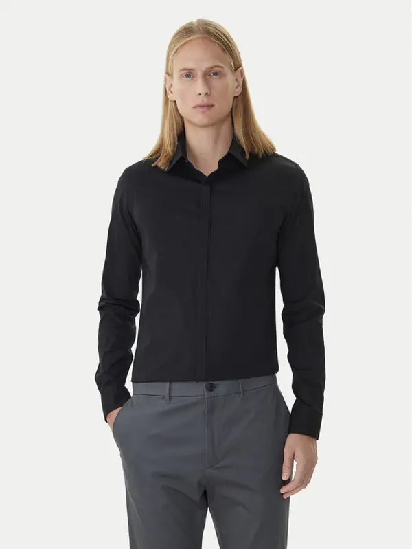 Calvin Klein Calvin Klein Košulja LV019EU060 Crna Extra Slim Fit