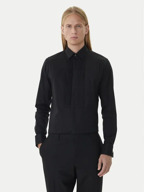 Calvin Klein Calvin Klein Košulja LV019EU063 Crna Slim Fit