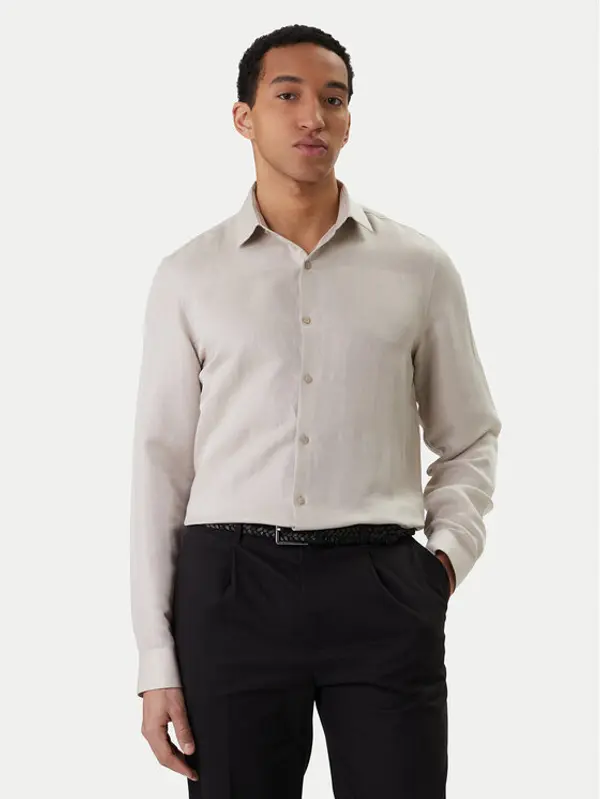 Calvin Klein Calvin Klein Košulja LV019EU121 Bež Regular Fit