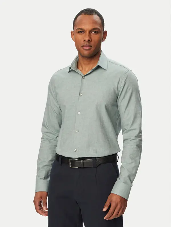 Calvin Klein Calvin Klein Košulja LV019EU148 Svijetlo zelena Slim Fit