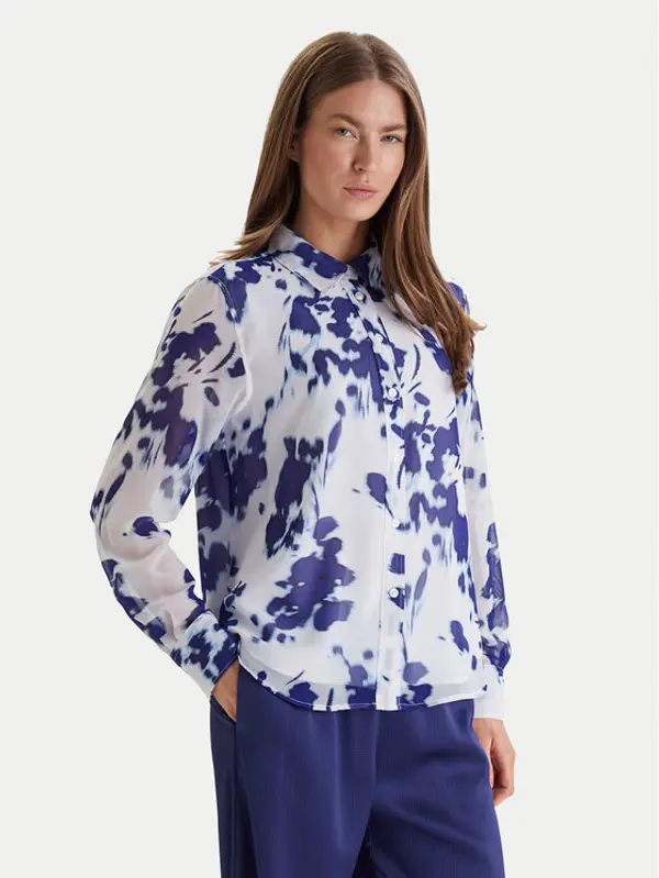Calvin Klein Calvin Klein Košulja LV044F123G Plava Relaxed Fit