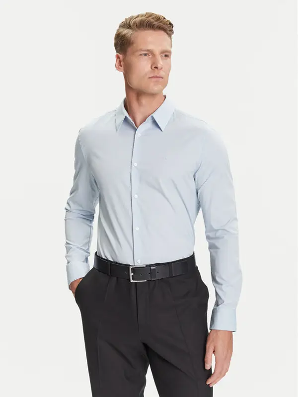 Calvin Klein Calvin Klein Košulja LV04LB145G Svijetloplava Slim Fit