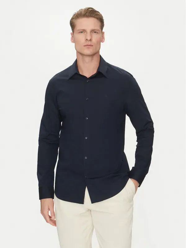 Calvin Klein Calvin Klein Košulja LV04LB145G Tamnoplava Slim Fit
