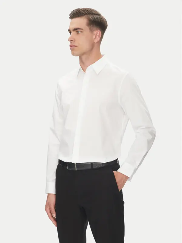 Calvin Klein Calvin Klein Košulja LV04LB148G Bijela Slim Fit