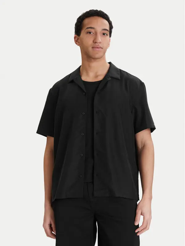 Calvin Klein Calvin Klein Košulja LV04LF114G Crna Relaxed Fit