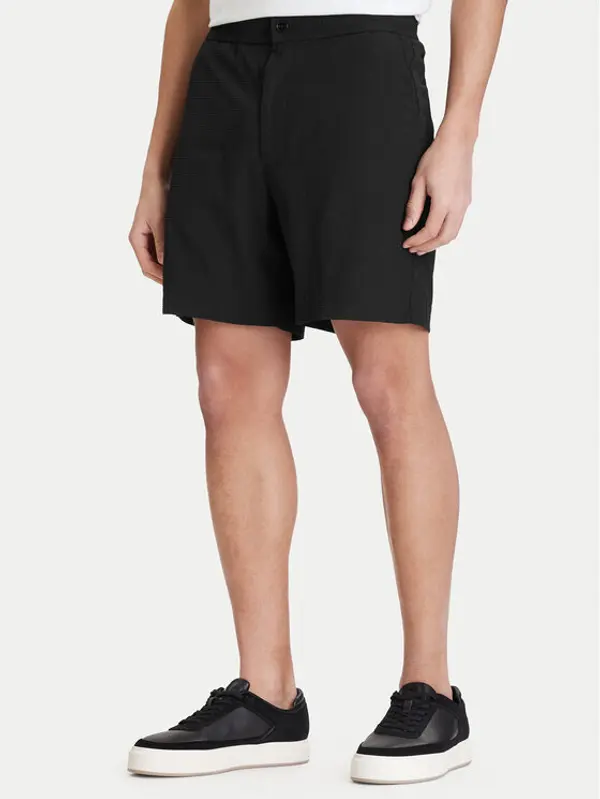 Calvin Klein Calvin Klein Kratke hlače LV04LF610G Crna Straight Fit