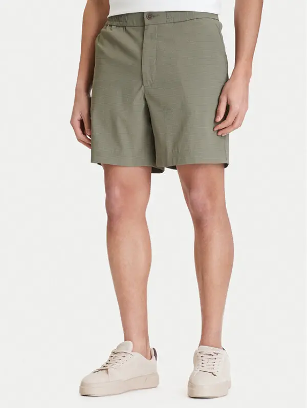 Calvin Klein Calvin Klein Kratke hlače LV04LF610G Kaki Straight Fit