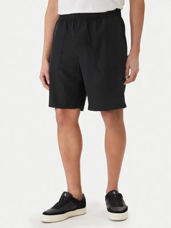 Calvin Klein Calvin Klein Kratke hlače LV04LF614G Crna Regular Fit