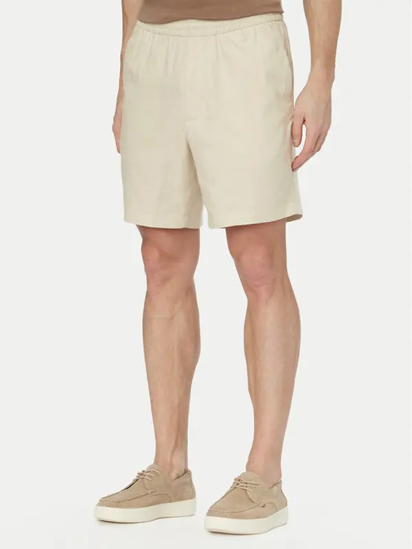 Calvin Klein Calvin Klein Kratke hlače LV04LF620G Svijetlo bež Straight Fit
