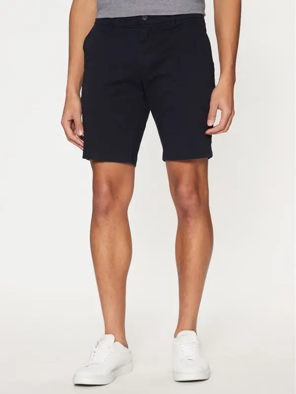 Calvin Klein Calvin Klein Kratke hlače Modern Twill K10K114063 Tamnoplava Slim Fit