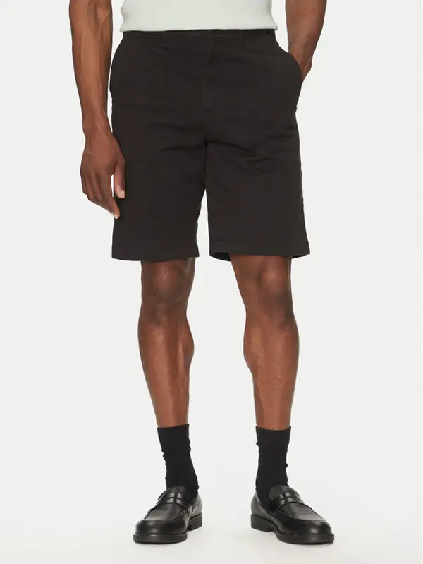 Calvin Klein Calvin Klein Kratke hlače Modern Twill Reg. Straight Short K10K114068 Crna Regular Fit