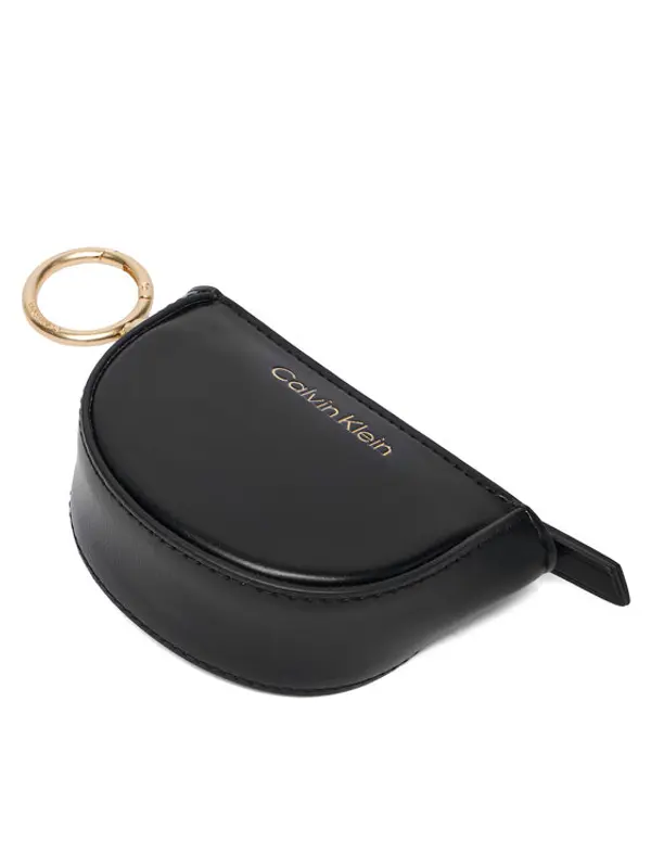 Calvin Klein Calvin Klein Kutija za ključeve Ck Embossed Mini Pouch Bag Charm LV04F1190G Crna