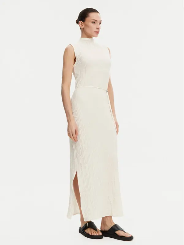 Calvin Klein Calvin Klein Ljetna haljina K20K208304 Écru Slim Fit