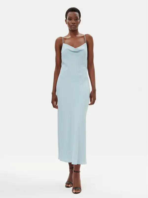 Calvin Klein Calvin Klein Ljetna haljina LV044B053G Svijetloplava Slim Fit