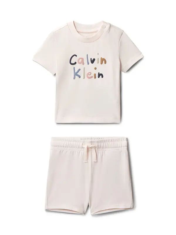 Calvin Klein Calvin Klein Ljetna haljina LVCKSJI11B Ružičasta Regular Fit