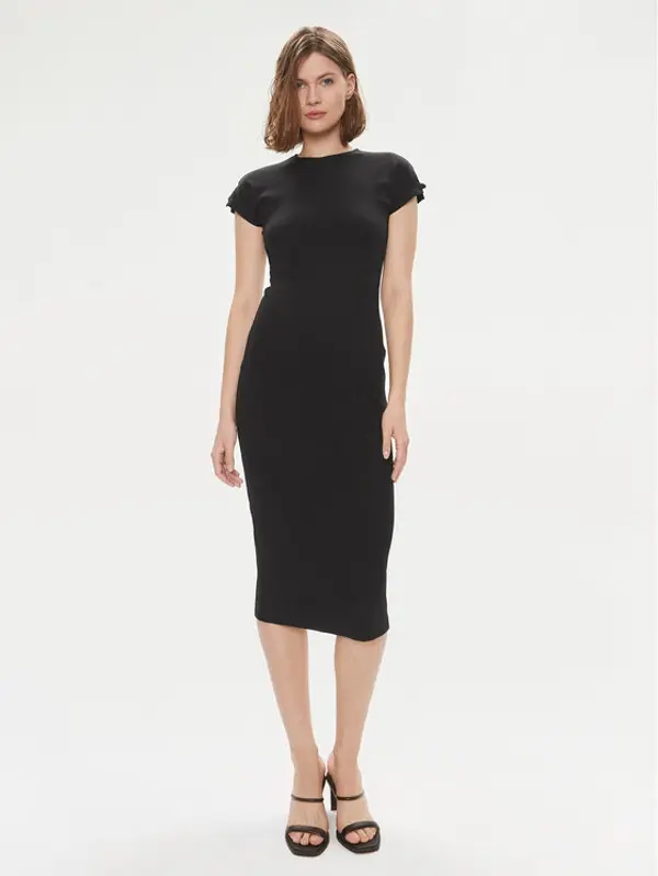 Calvin Klein Calvin Klein Ljetna haljina Q-Nova K20K206537 Crna Slim Fit