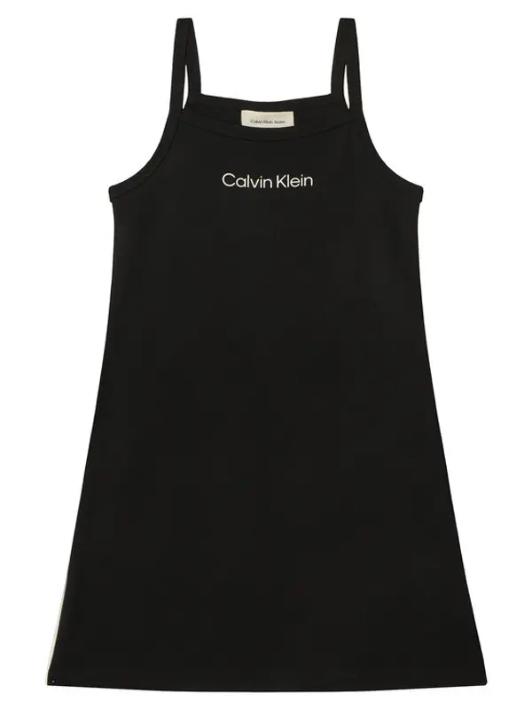 Calvin Klein Calvin Klein Ljetna haljina Skater LVCKSJH08G Crna Regular Fit