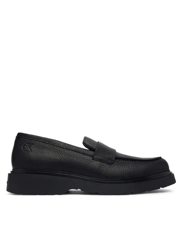 Calvin Klein Calvin Klein Loaferice Combat Ess Loafer Tu Lth HM0HM02347 Crna
