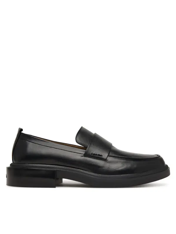 Calvin Klein Calvin Klein Loaferice Cupped Band Loafer Lth HM0HM02065 Crna